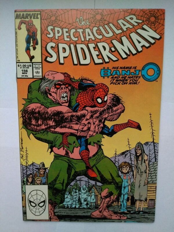 Komiks Spectacular Spiderman 156 November 1989