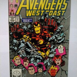 Komiks Avengers West Coast 51 November 1989