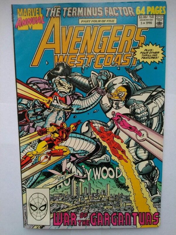 Komiks Avengers West Coast Annual 5 1990