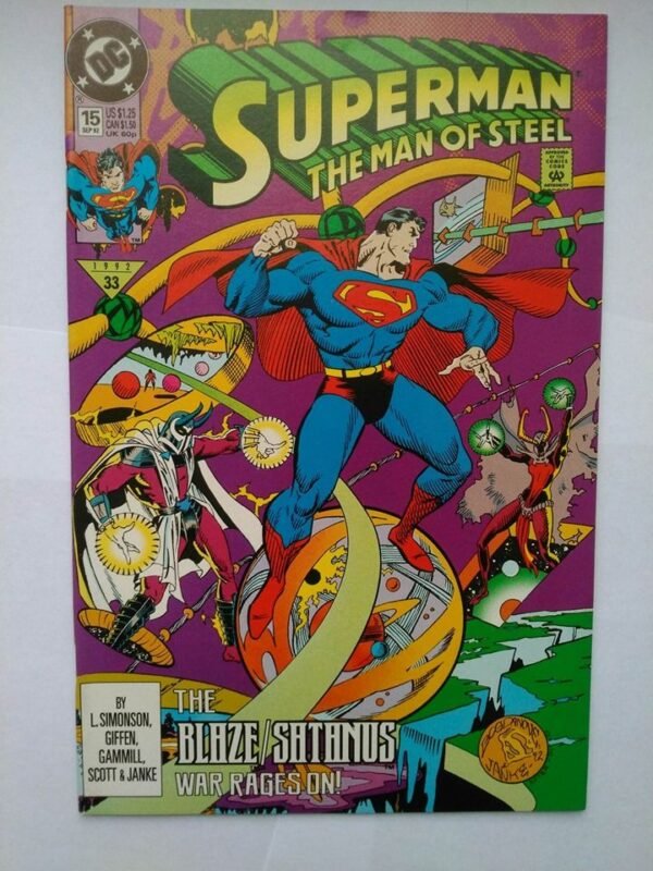 Komiks Superman The Man of Steel 15 September 1992