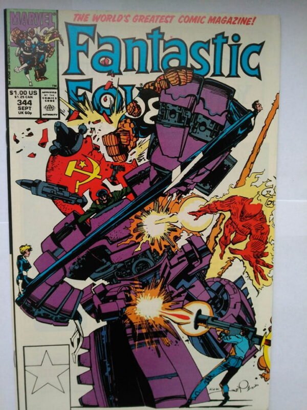 Komiks Fantastic Four 344 September 1990