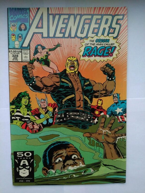 Komiks Avengers 328 January 1991
