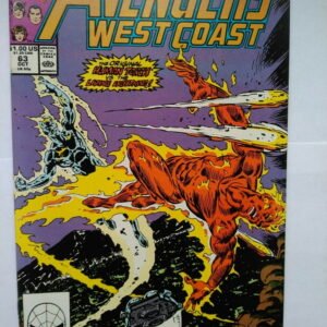 Komiks Avengers West Coach 63 October 1990