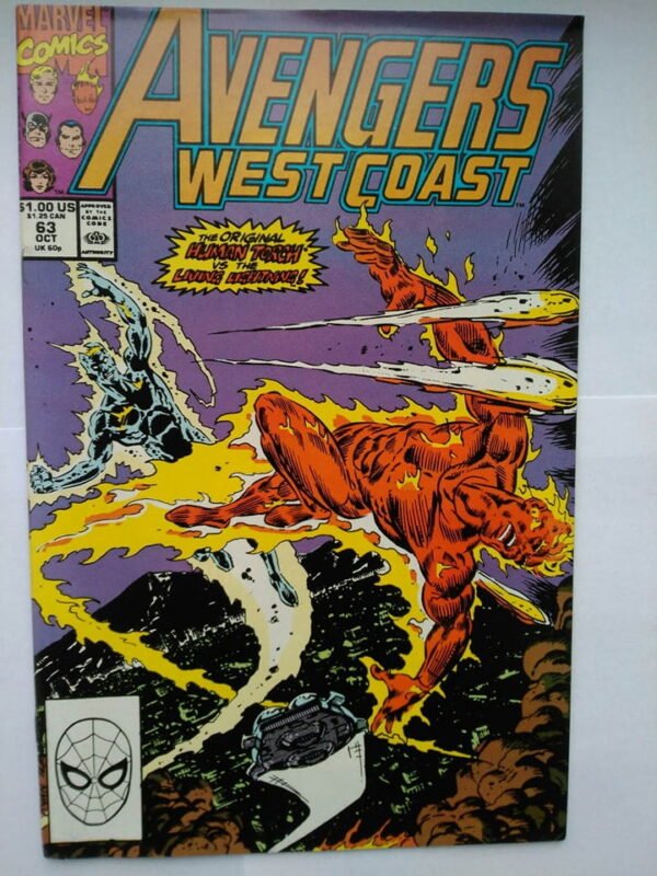 Komiks Avengers West Coach 63 October 1990