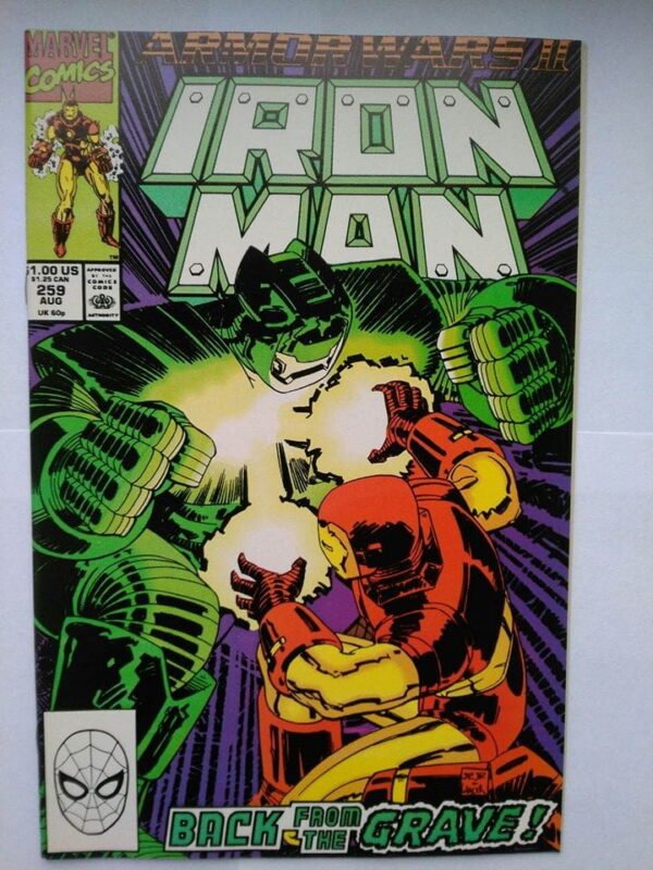 Komiks Iron Man 259 August 1990