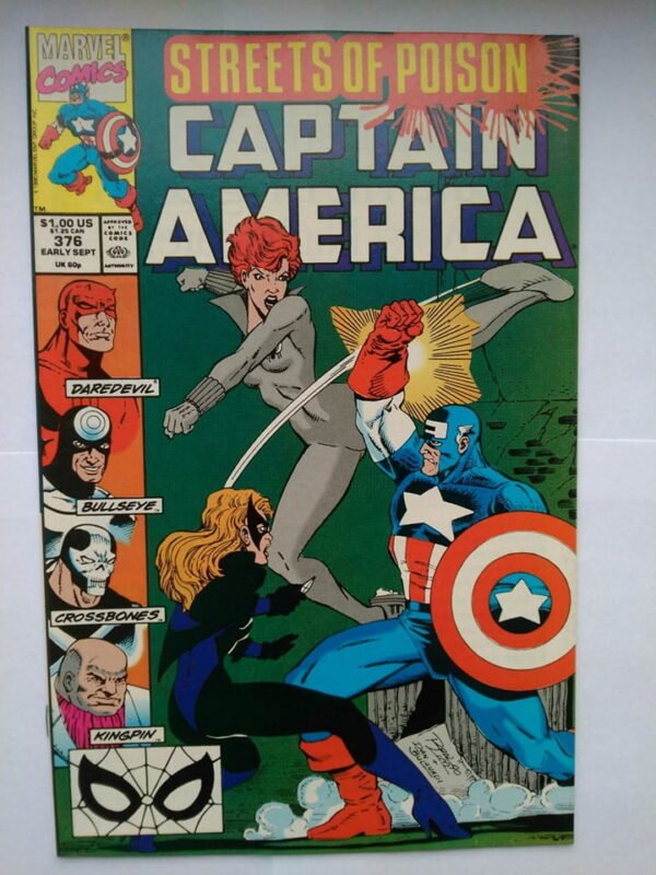 Komiks Captain America 376 September 1990