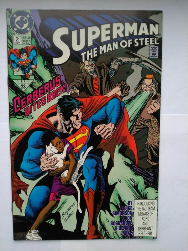 Komiks Superman The Man of Steel 2 August 1991