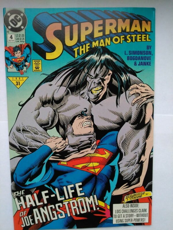 Komiks Superman The Man of Steel 4 October 1991