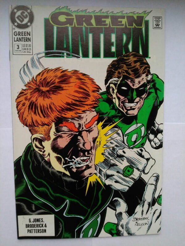 Komiks Green Lantern 3 August 1990
