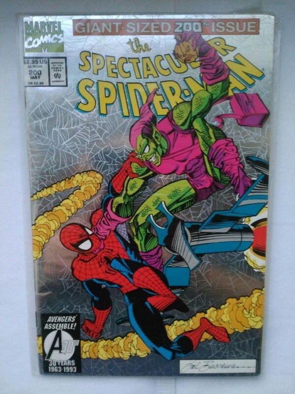 Komiks Spectacular Spiderman 200 Giant Sized May 1993 Okładka Hologram