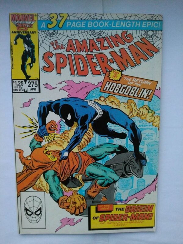 Komiks Amazing Spiderman 275 April 1986 Hobgoblin