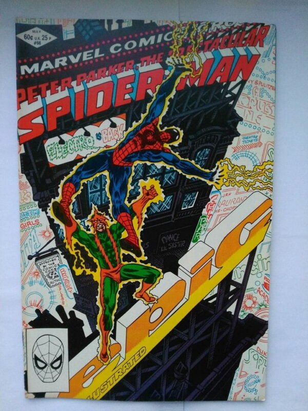 1512.jpg Komiks Spectacular Spiderman 66 May 1982 Electro