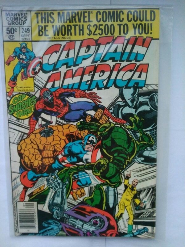 Komiks Captain America 249 September 1980