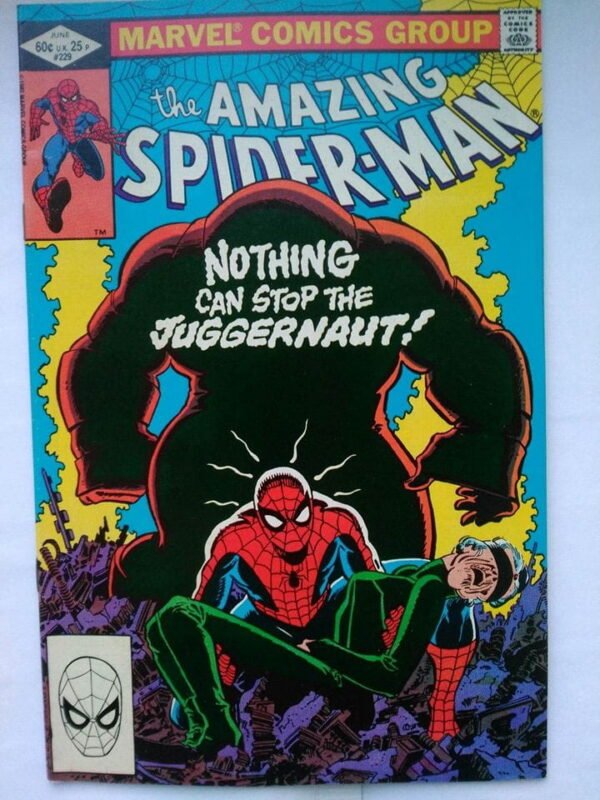 Komiks Amazing Spiderman 229 June 1982 Juggernaut