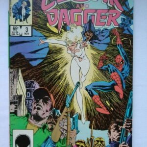 Komiks Cloak and Dagger 3 Nov 1985 Feat Spiderman