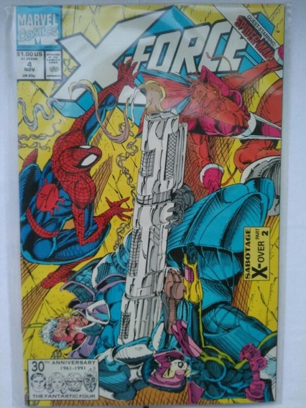 1531.jpg Komiks X-Force 4 1991 Spiderman