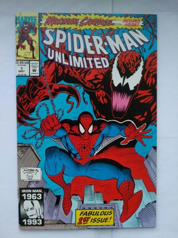 Komiks Spiderman Unlimited 1 1991 1st App Shriek