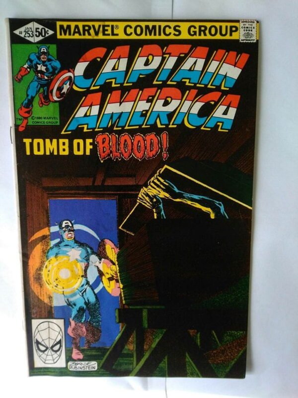 Komiks Captain America 253 January 1980 1st Union Jack II