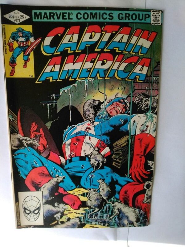 Komiks Captain America 272 August 1982 1st App Vermin