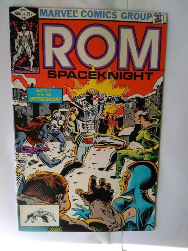 Komiks ROM Spaceknight 31 June 1982 2nd App Rogue
