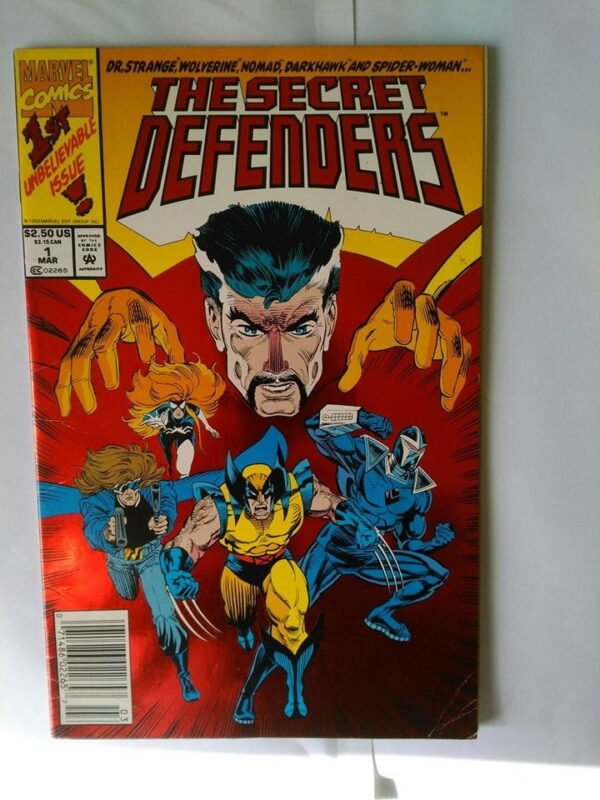 1545.jpg Komiks The Secret Defenders 1 1993 Foil Cover