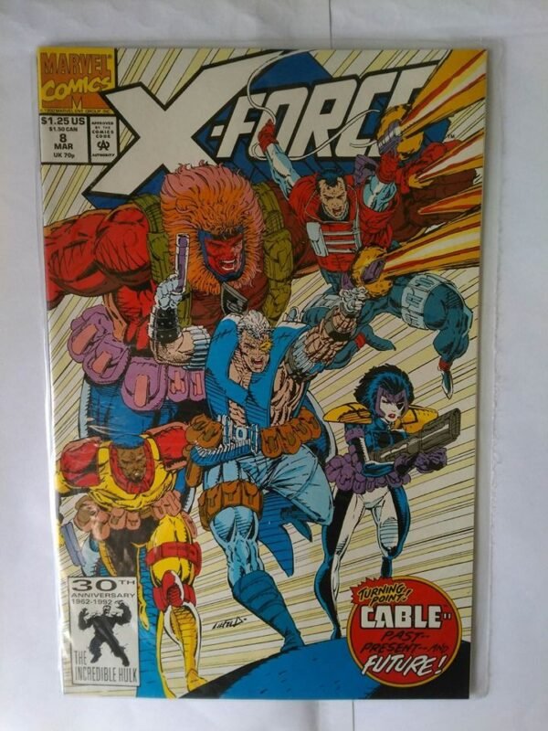 1549.jpg Komiks X-Force 4 1992 First appearance of Domino and the Six Pack