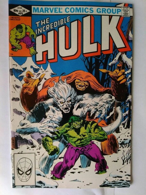 Komiks Hulk 272 June 1982 3rd App Rocket Rackoon