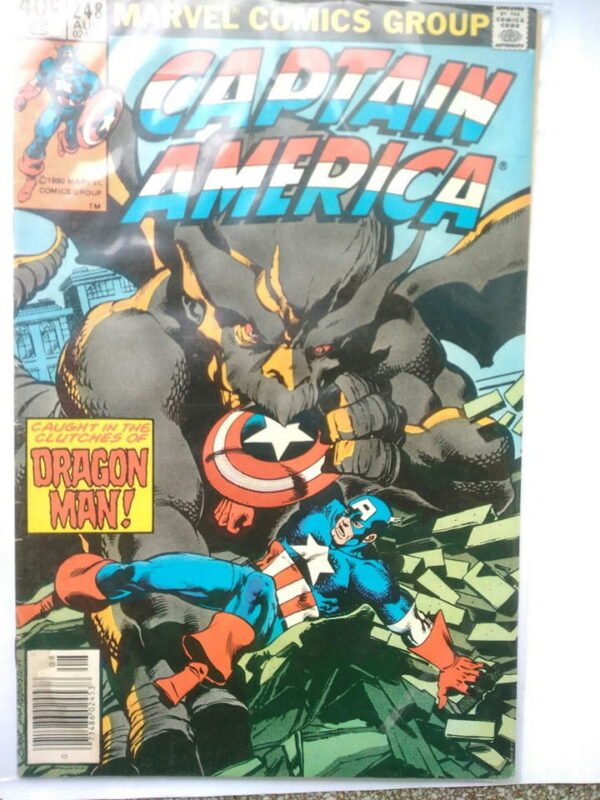 Komiks Captain America 248 August 1980