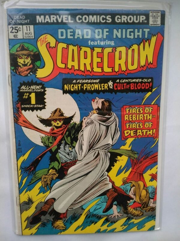 Komiks Dead of Night Scarecrow 11 August 1975