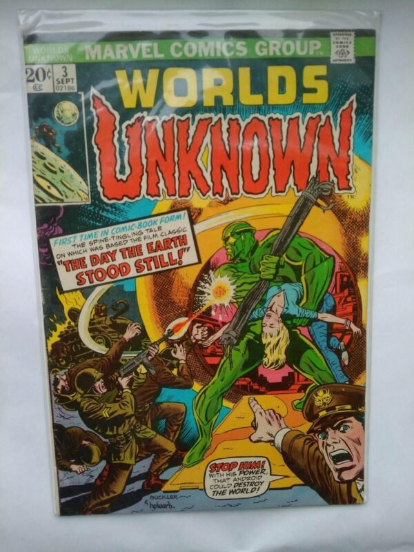 Komiks Worlds Unknown 3 September 1973