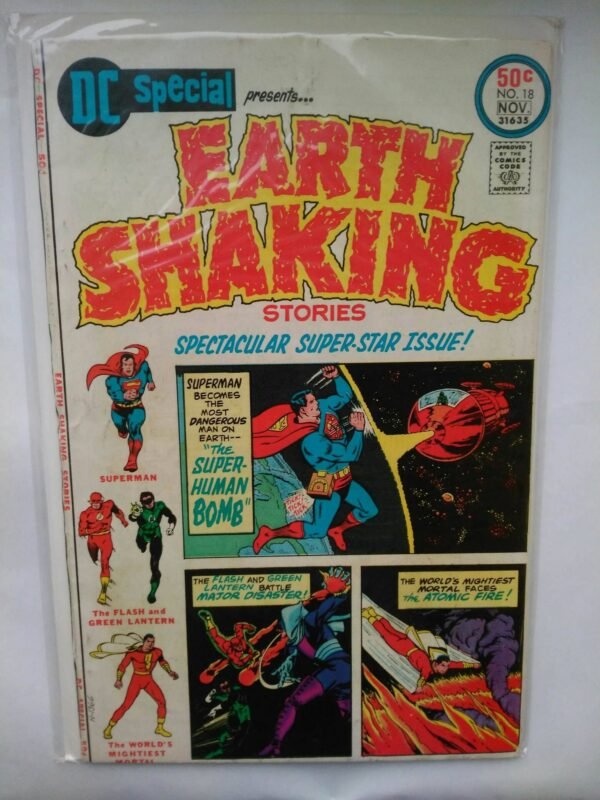 Komiks Earth Shaking 18 November 1975
