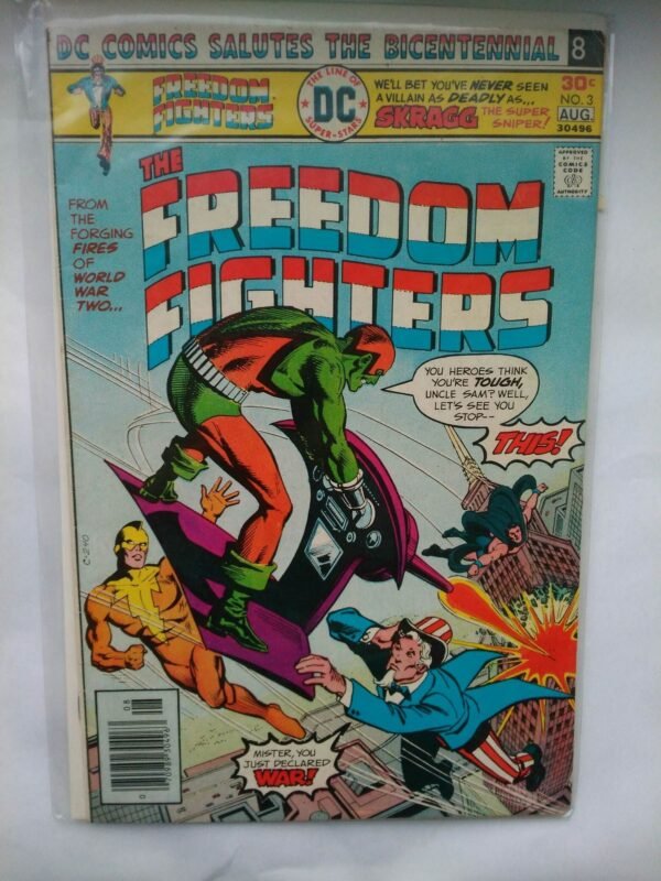 Komiks Freedom Fighters 3 August 1976
