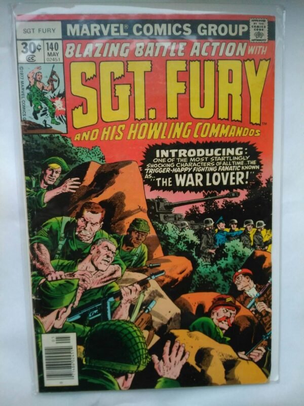 Komiks Sgt Fury 140 May 1977