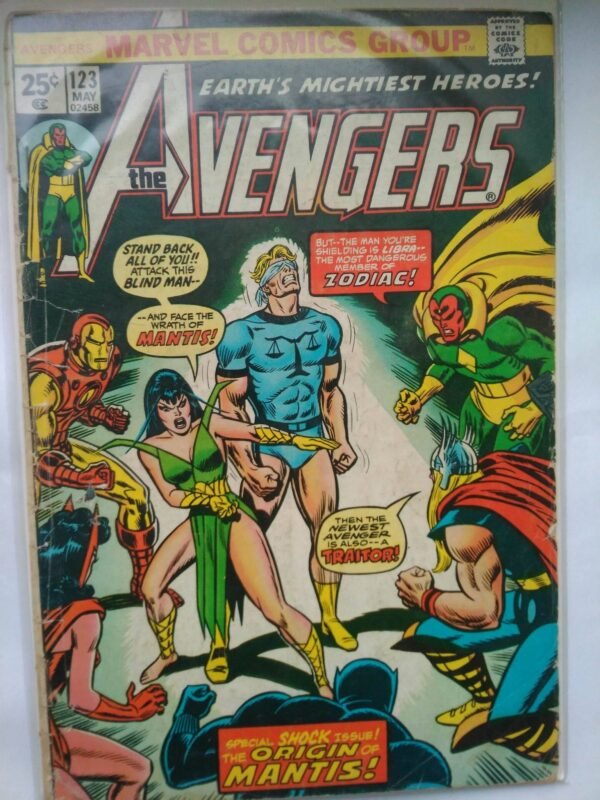 Komiks Avengers 123 May 1974