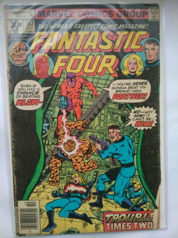 Komiks Fantastic Four 187 October 1977