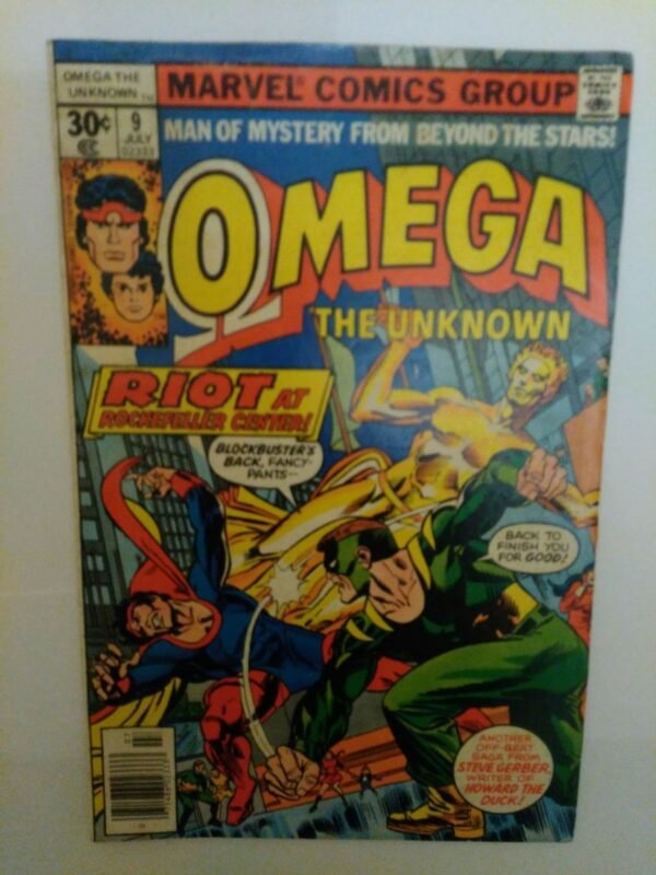 Komiks Omega The Unknown 9 July 1977