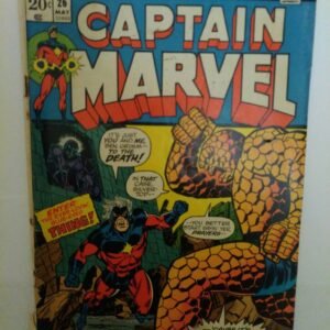 Komiks Captain Marvel 26 May 1973 App 2nd Thanos