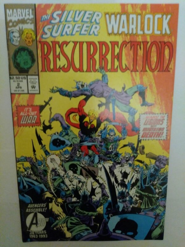 1720.jpg Komike Silver Surfer Warlock Resurrection 2 April 1993