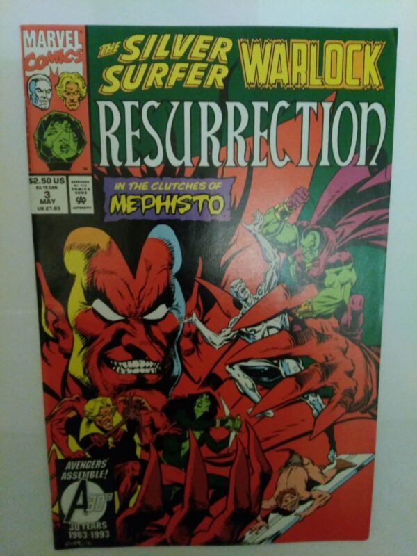 Komiks Silver Surfer Warlock Resurrection 3 May 1993