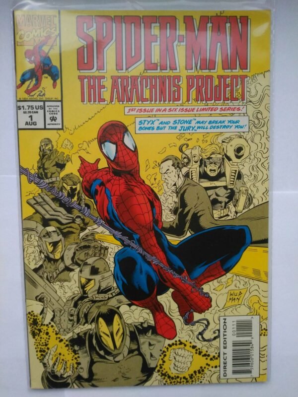 Komiks Spiderman The Arachnist Project 1 Aug 1994