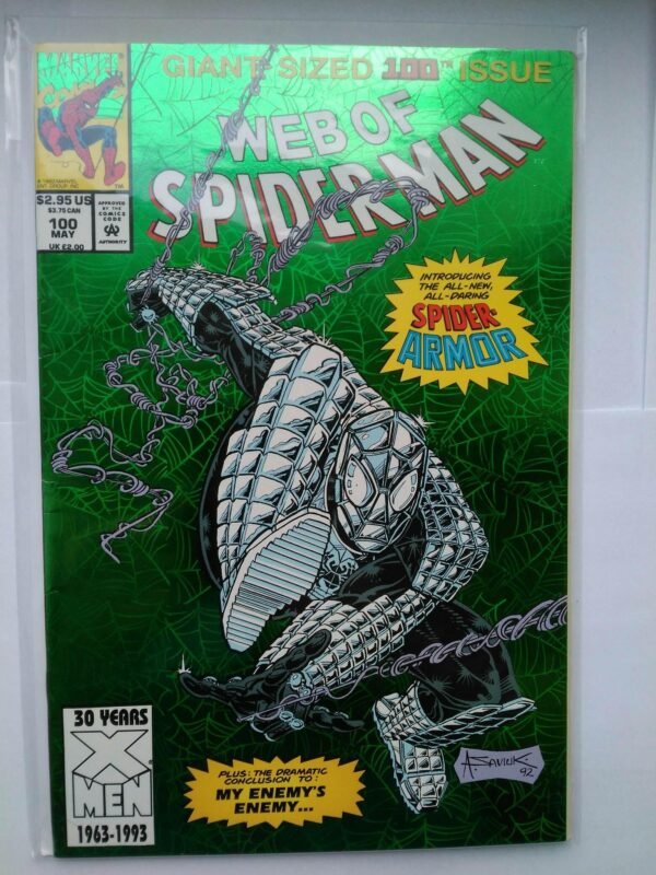 1728.jpg Komiks Web of Spiderman 100 Giant May 1993