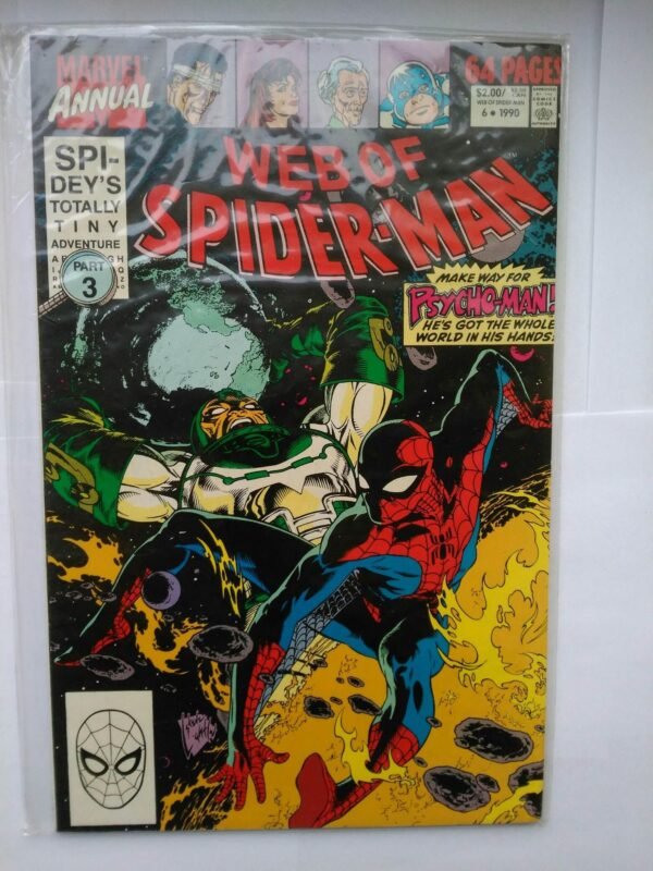 Komiks Web of Spiderman Annual 6 1990