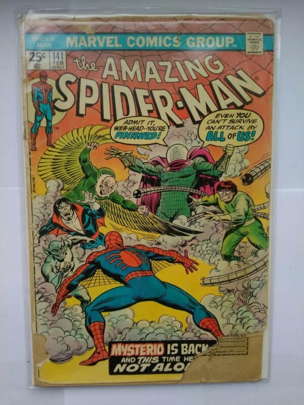 Komiks Amazing Spiderman 141 Feb 1975 1st Dan Berkhart