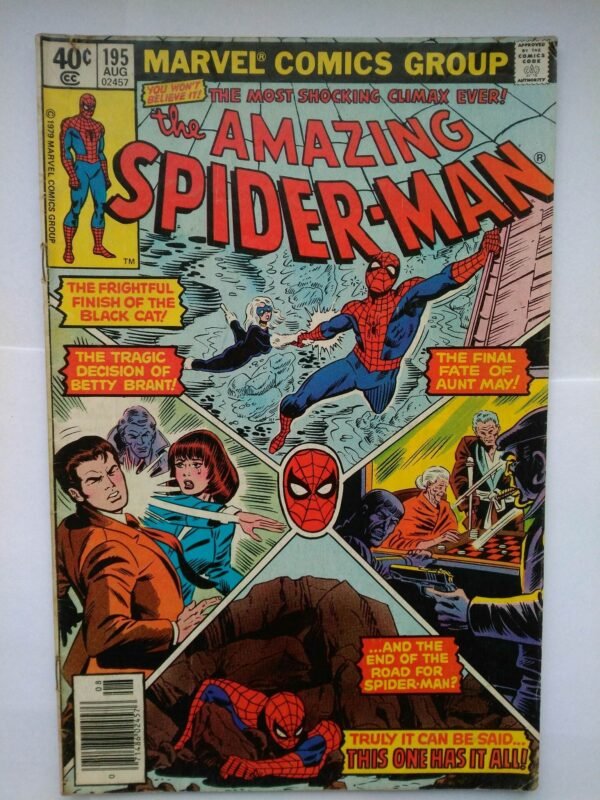 Komiks Amazing Spiderman 195 August 1979