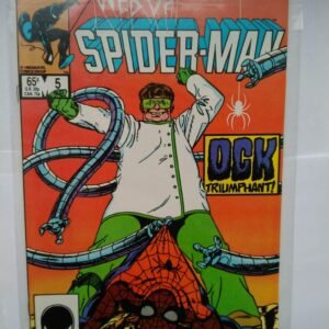 Komiks Web of Spiderman 5 August 1985
