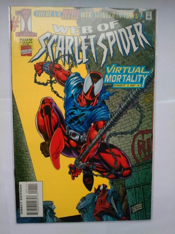 Komiks Web of Scarlet Spider 1 Nov 1995