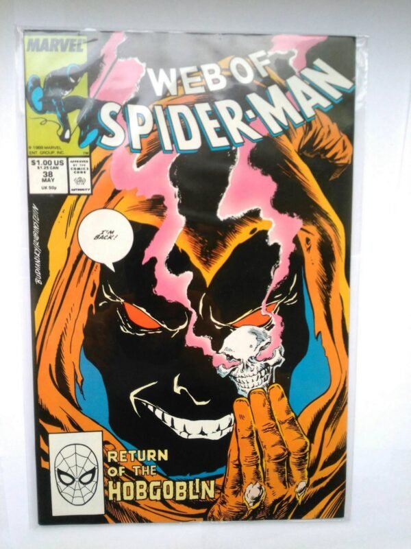 1781.jpg Komiks Web of Spiderman 38 May 1988