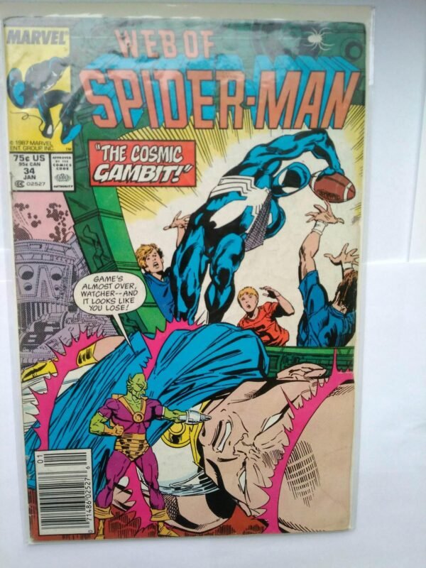 1788.jpg Komiks Web of Spiderman 34 January 1988