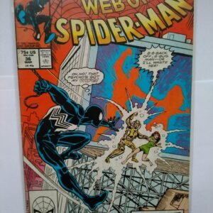 Komiks Web of Spiderman 36 March 1987 1st App Tombstone