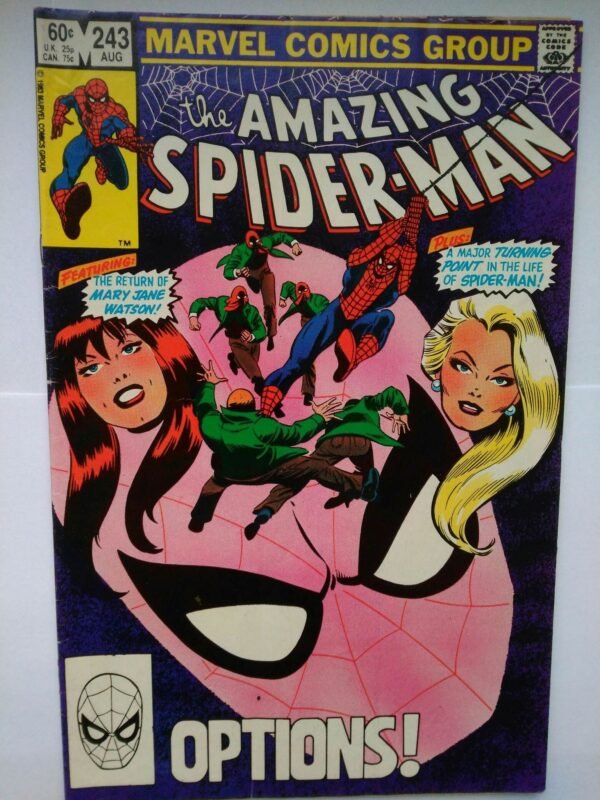Komiks Amazing Spiderman 243 August 1980